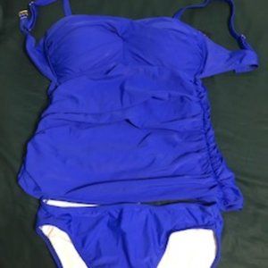 H2OHSWIM - ROYAL BLUE TANKINI SIZE XL